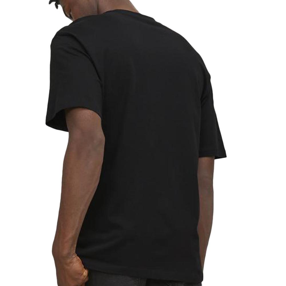T-Shirt Noir Homme Jack & Jones Bradley vue 2