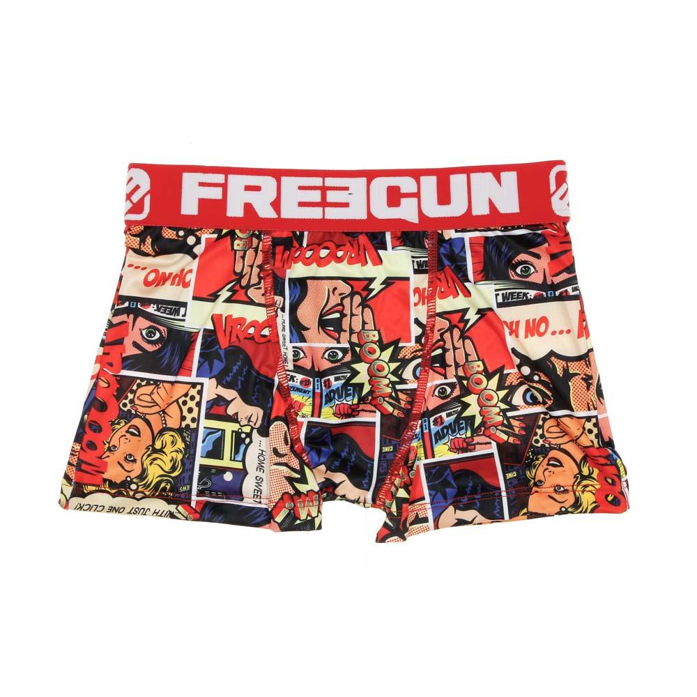 Boxer Rouge Garçon Freegun Lichtenstein pas cher