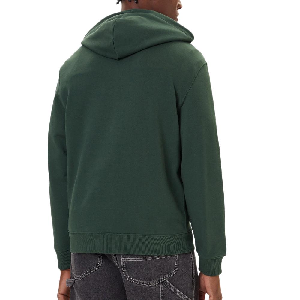 Herren Kapuzensweatshirt Grün Calvin Klein Jeans 350 Terry Ansicht 2