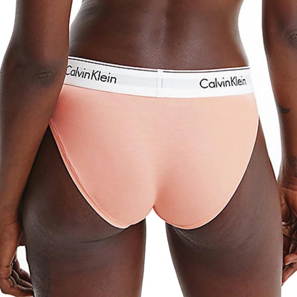 Culotte Rose Femme Calvin Klein Jeans Bikini vue 2