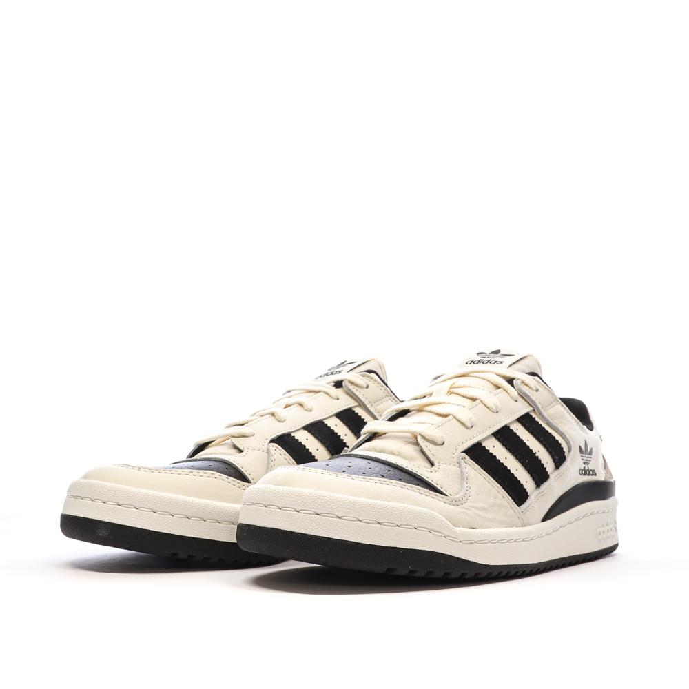 Baskets Beige/Noir Homme Adidas Forum Low vue 6