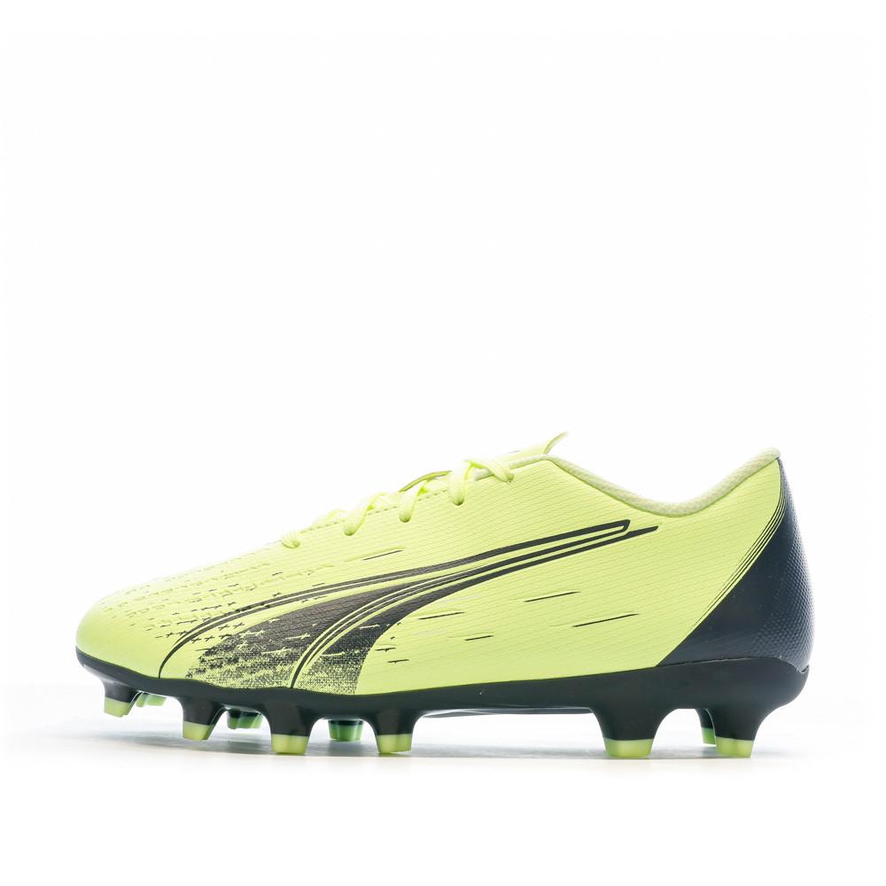 Chaussures de Football Jaune Garçon Puma Ultra Play pas cher