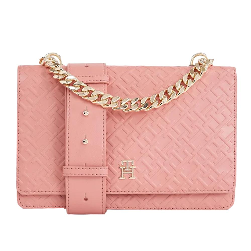 Sac Bandoulière Rose Femme Tommy Hilfiger Refined pas cher
