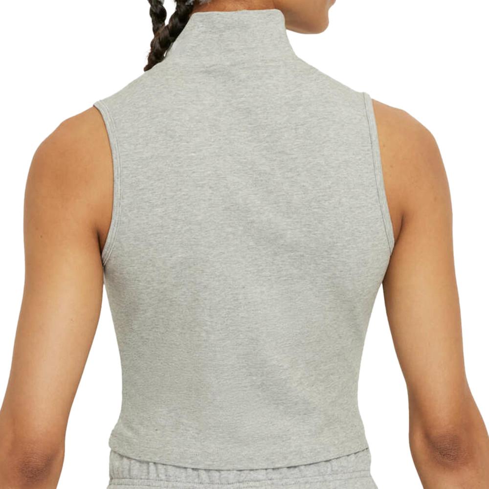Débardeur Gris Femme Nike Essential Mock vue 2
