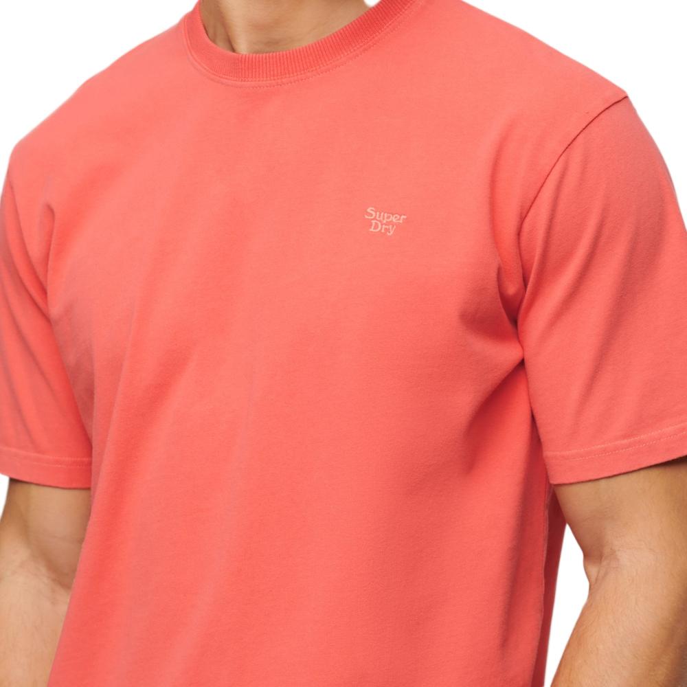 T-shirt Orange Homme Superdry Vintage Mark vue 2