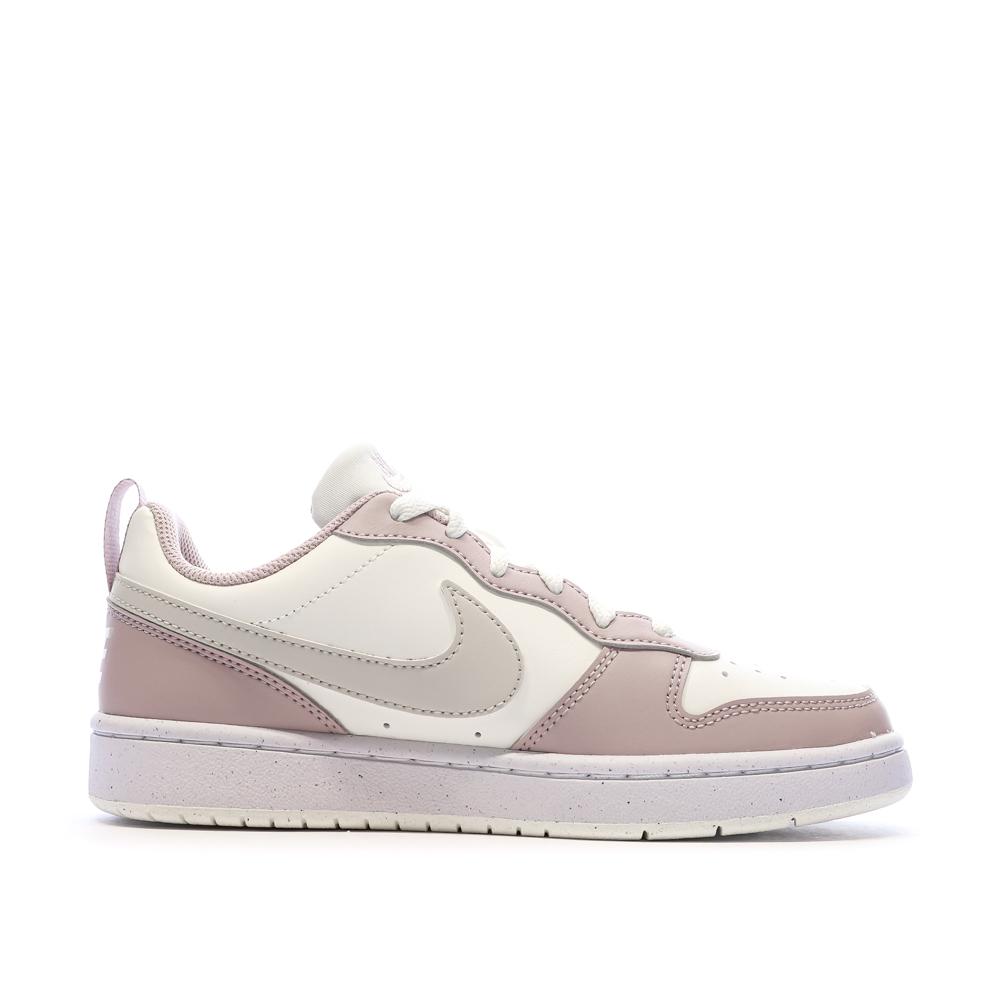 Baskets Lila Fille Nike Court Borough Low vue 3
