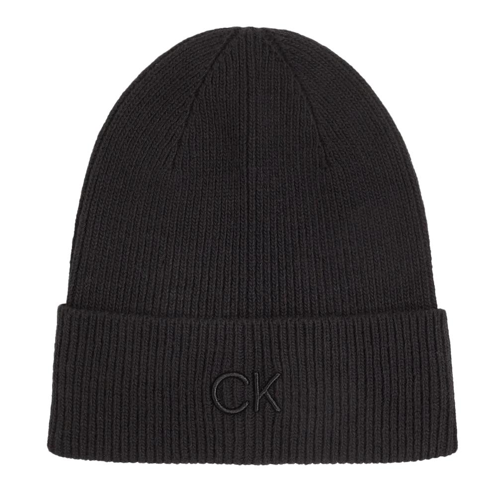 Bonnet Noir Femme Calvin Klein Jeans Fine pas cher
