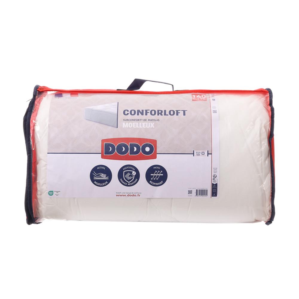 Surmatelas DODO Moelleux Conforloft 140x190 pas cher