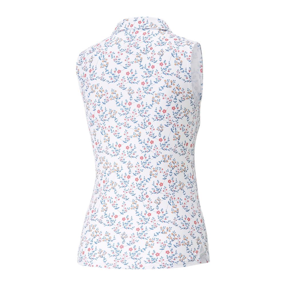 Polo Blanc Imprimé Fille Puma Flo vue 2