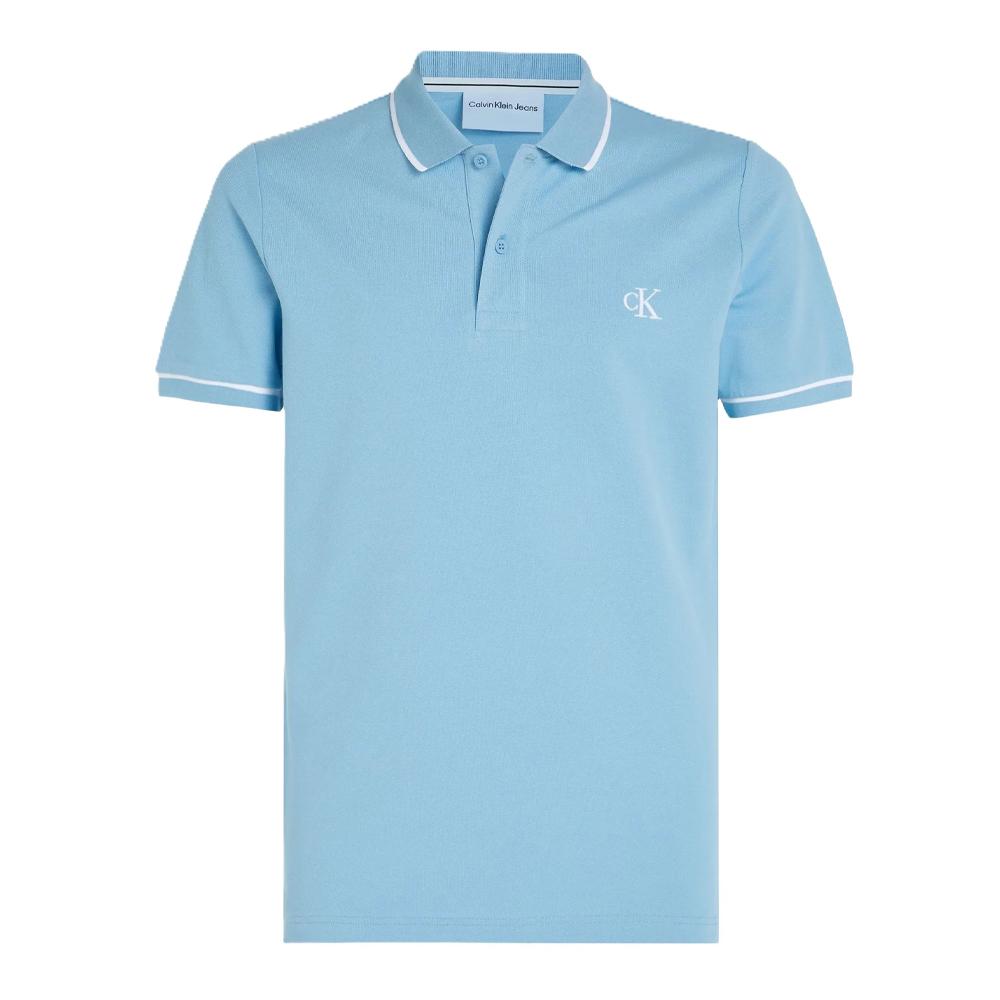 Polo Bleu Homme Calvin Klein Jeans J30J315603 pas cher