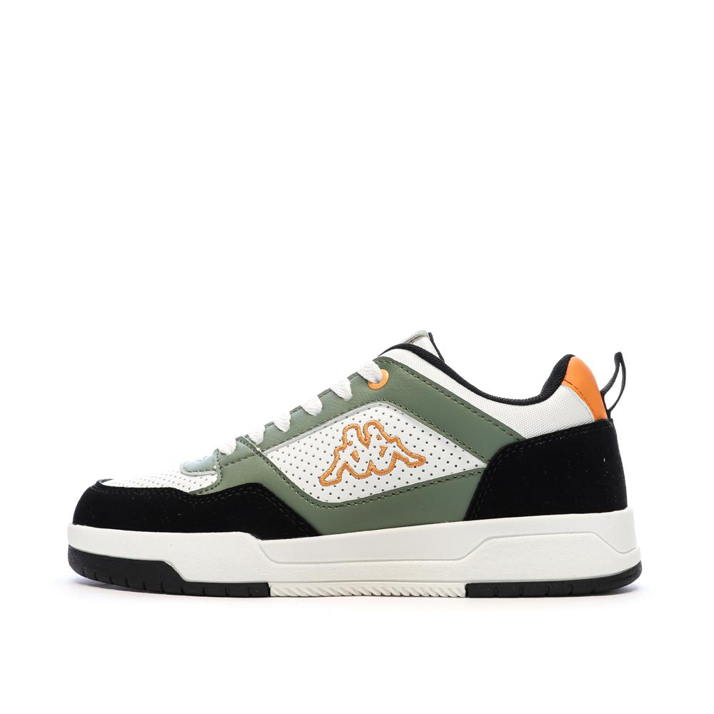 Kappa Logo Manis Jungen Sneakers Weiß/Grün/Schwarz günstig