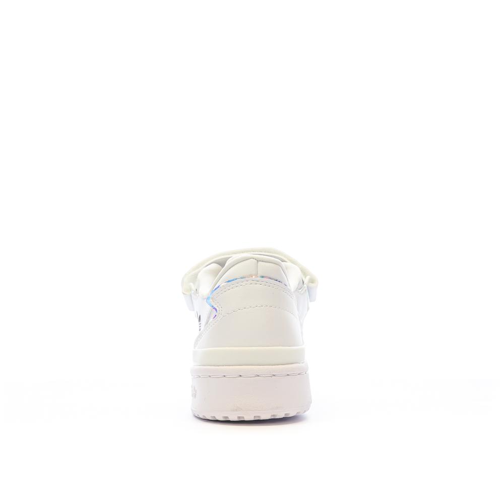Baskets Blanches Femme Adidas Forum Low vue 3