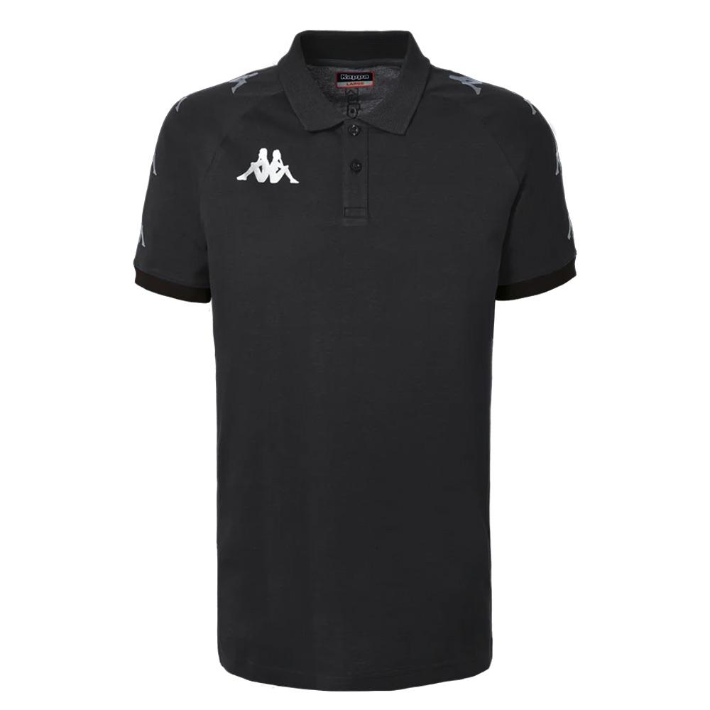 Polo Noir Homme Kappa Caldes pas cher
