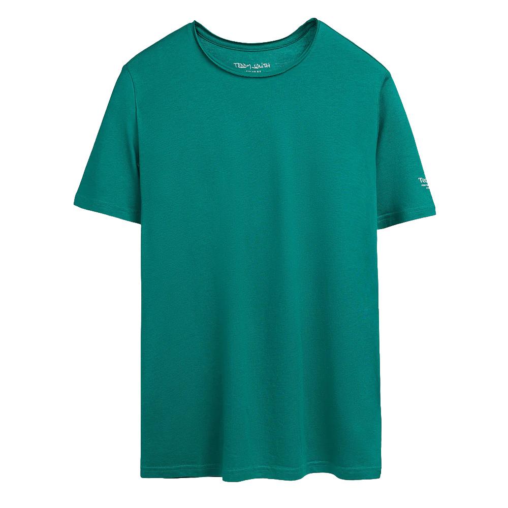T-shirt Vert Homme Teddy Smith T-geo pas cher