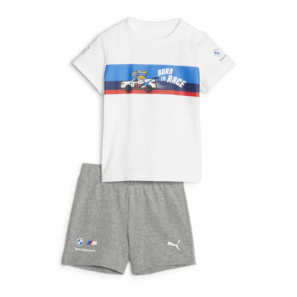 Ensemble Blanc/Gris Garçon Puma Toddler pas cher