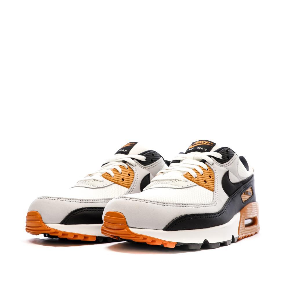 Baskets Noir/Orange Homme Nike Air Max 90 vue 6