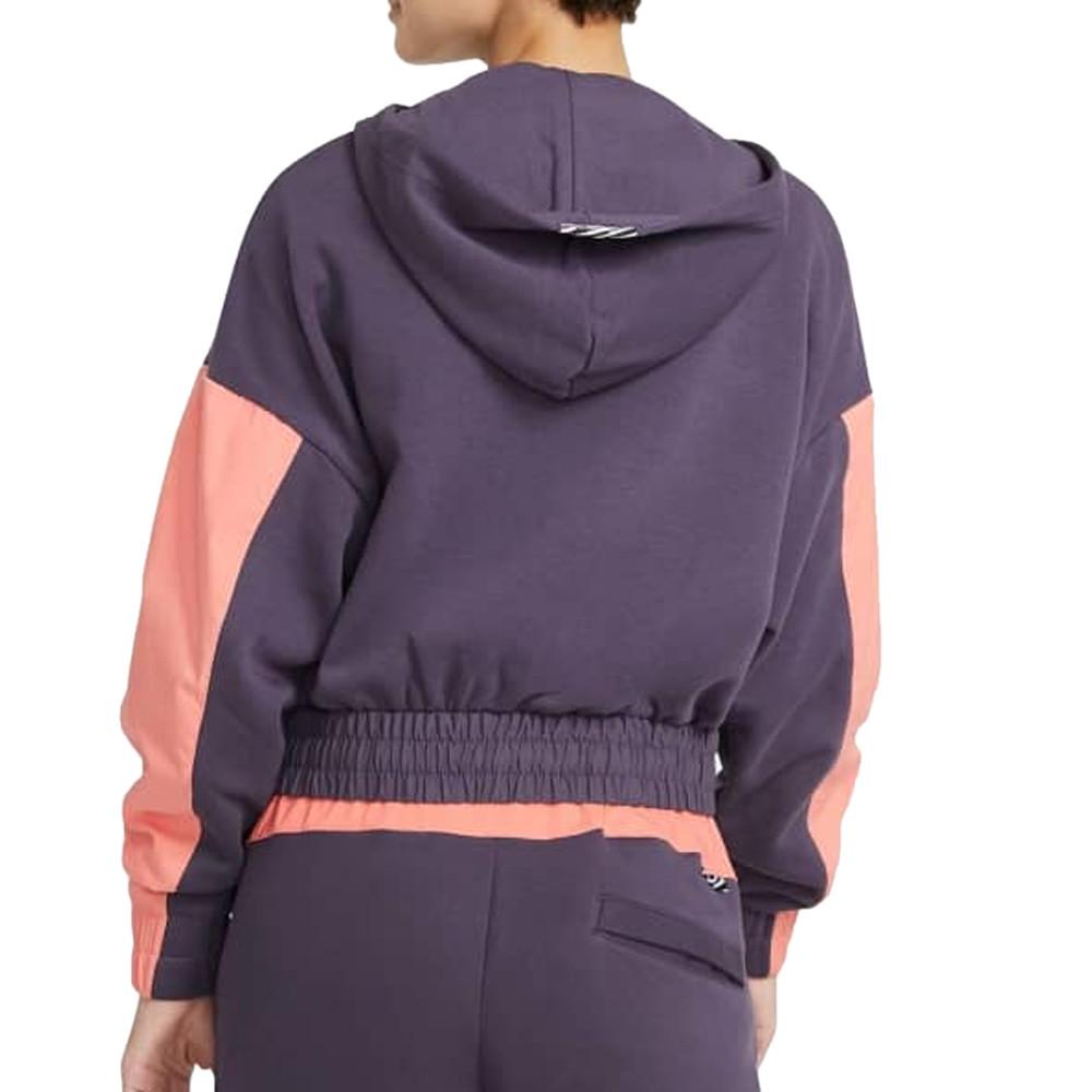 Sweat à capuche Violet/Corail Femme Nike Clash Over vue 2