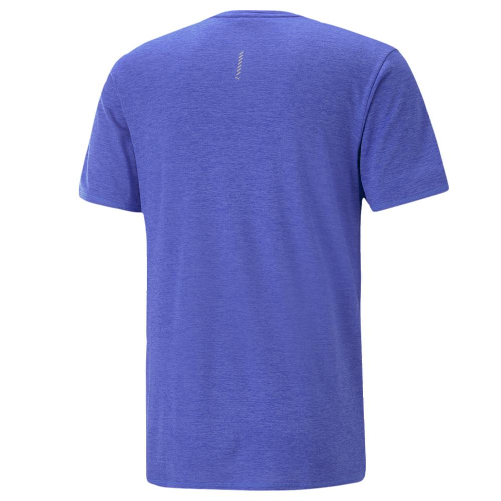 T-Shirt Bleu Homme Puma Run Favorite vue 2