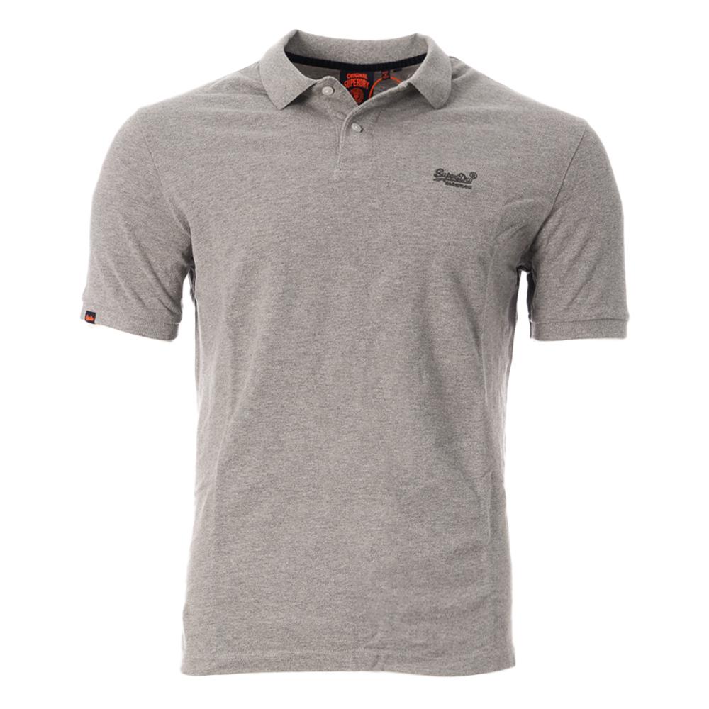 Polo Gris Homme Superdry Vint Destroy pas cher