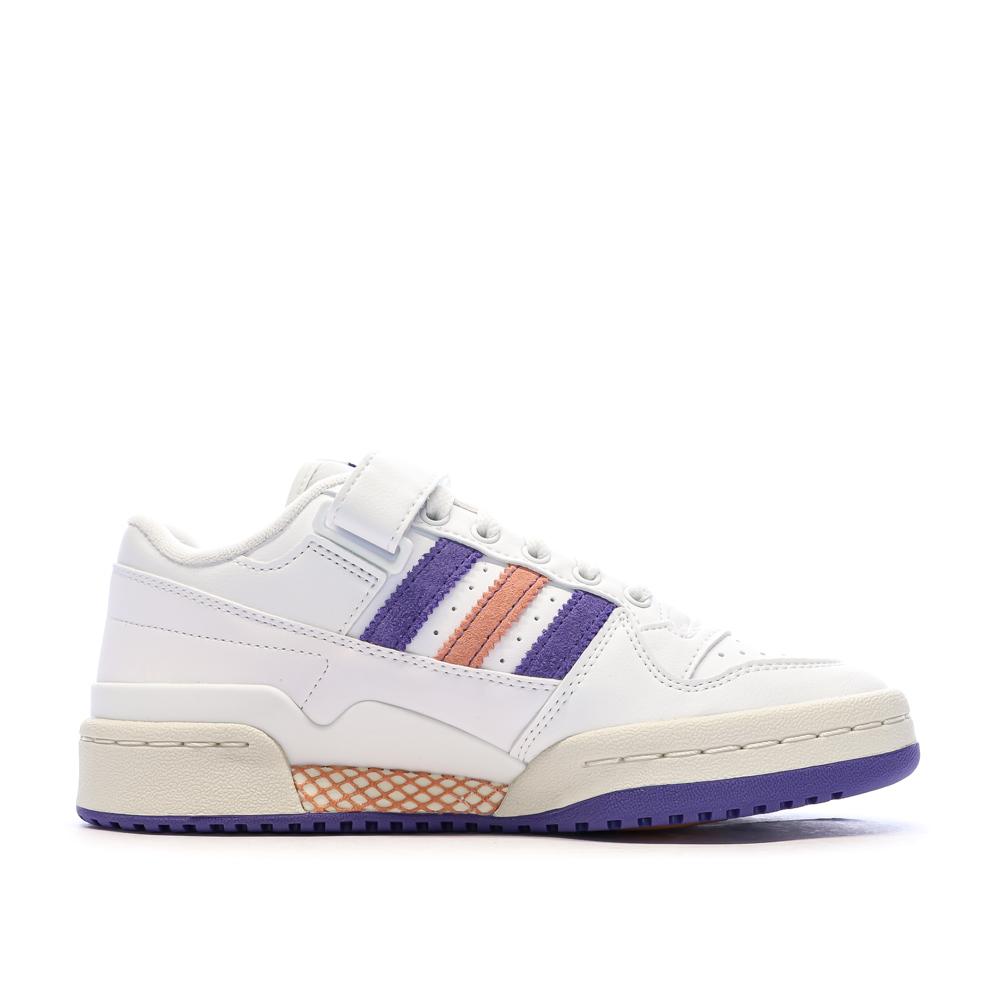Baskets Blanches Fille Adidas Forum Low vue 2
