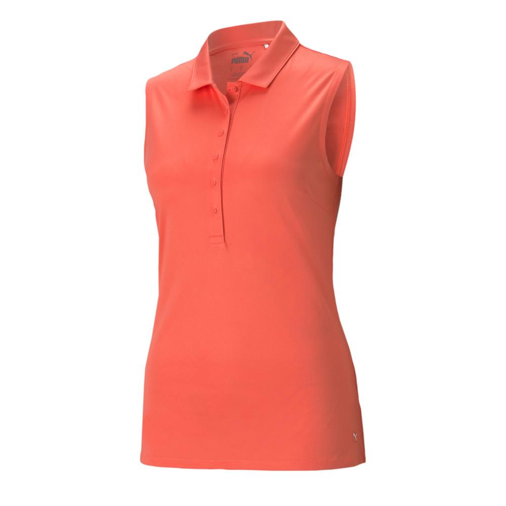 Polo Sans Manches Pêche Femme Puma Rotation pas cher