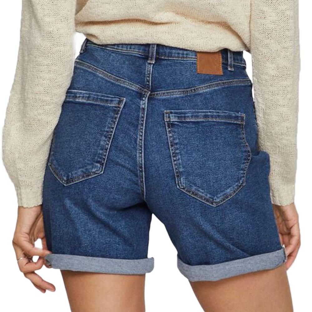 Short Bleu Femme Vila 140 vue 2