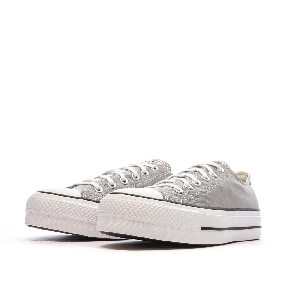 Baskets Grises Femme Converse Chuck Taylor All Star Lift A07573C vue 6
