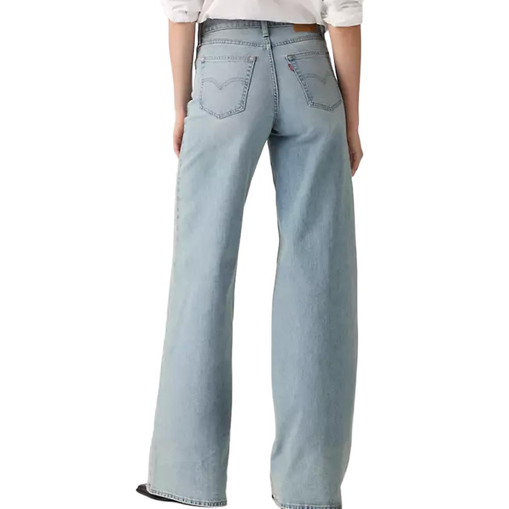 Blaue Baggy-Jeans für Damen von Levi's 728 Wide Ansicht 2