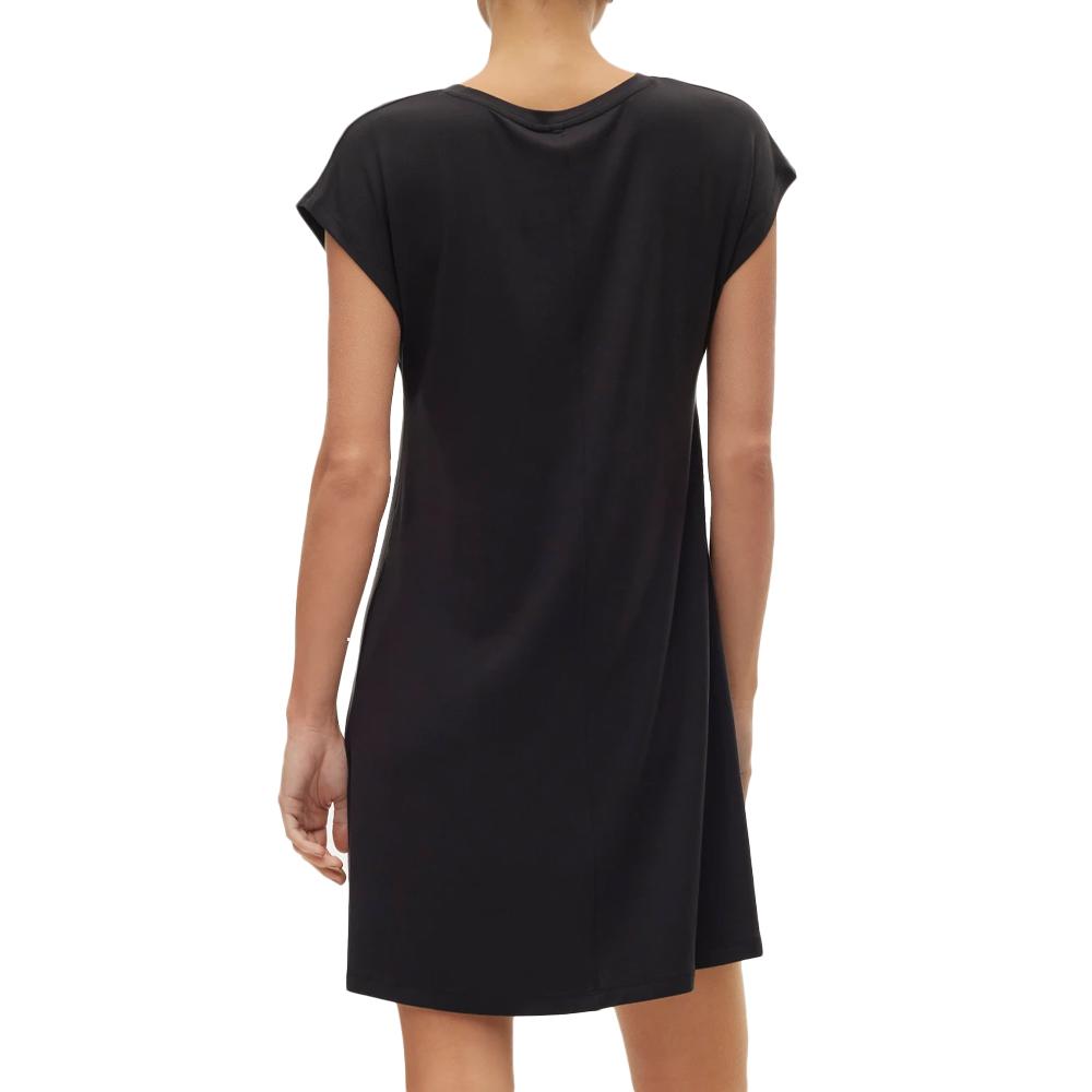 Robe T-Shirt Noir Femme Vero Moda Turtle vue 2