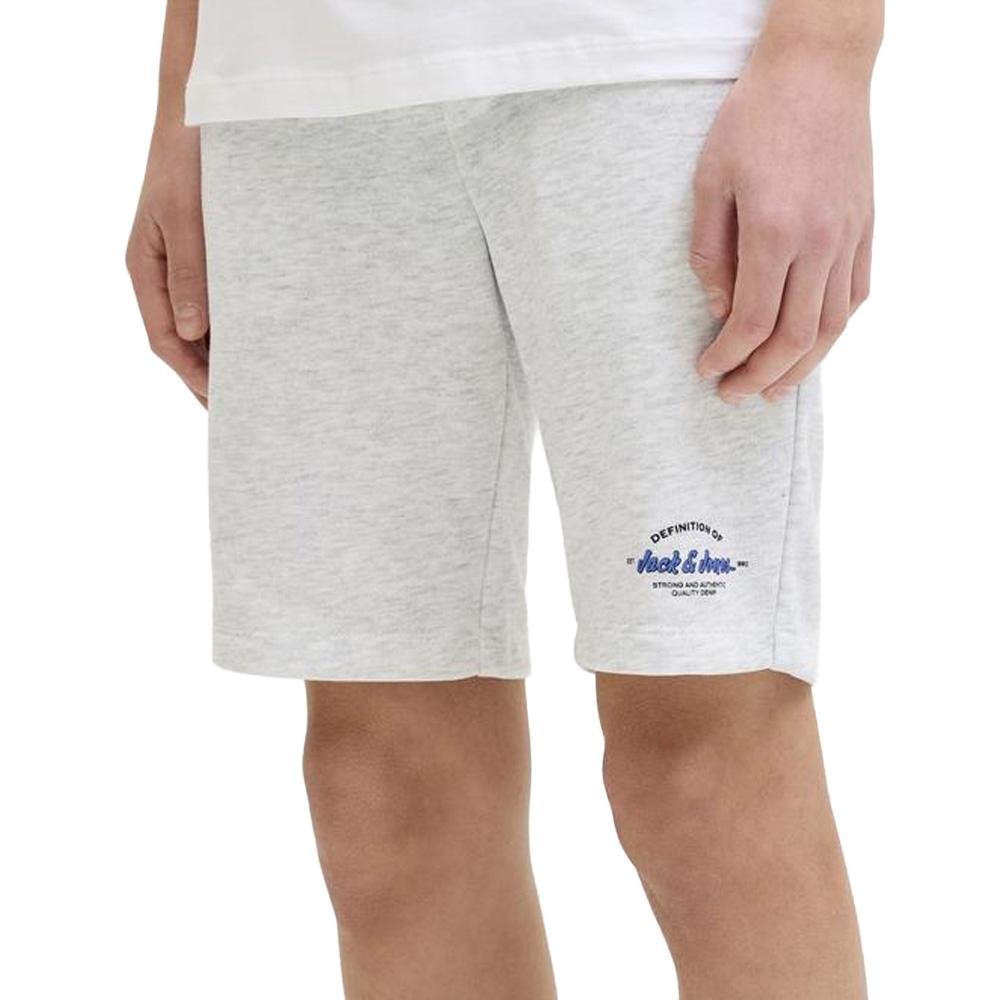 Short Gris Chiné Garçon Jack & Jones Gordon pas cher