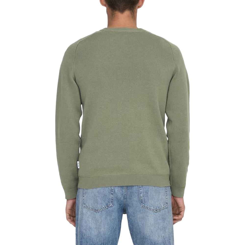 Pull Kaki Homme Only & Sons Reg 12 vue 2