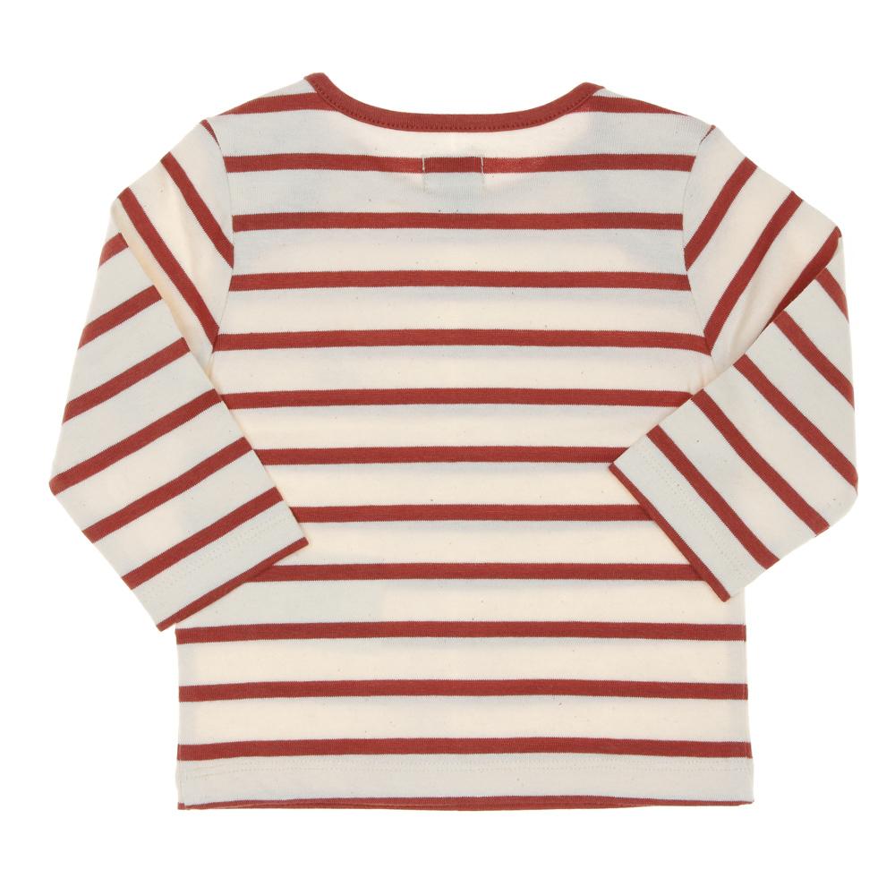 T-shirt Rose à rayures Enfant EOM Loris vue 2