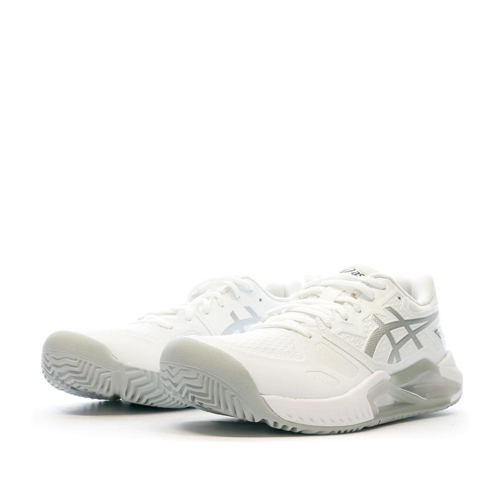 Chaussures de Padel Blanche Femme Asics Gel Challenger vue 6