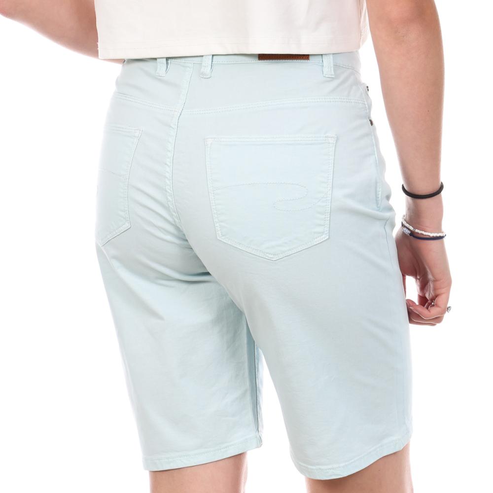 Bermuda Bleu Ciel Femme Lee Cooper Wopara vue 2