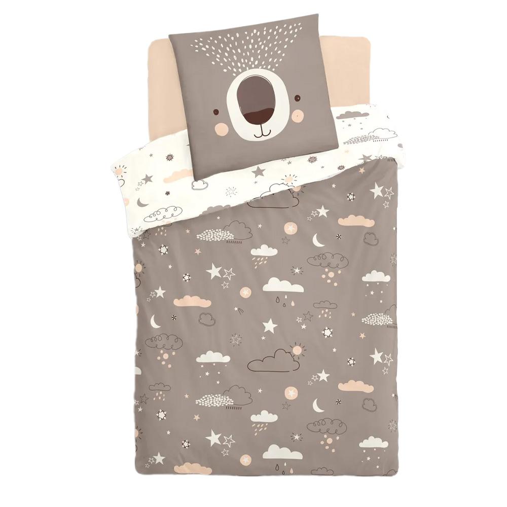 Parure de lit enfant 2 pièces Ours Atmosphera 140x200 pas cher