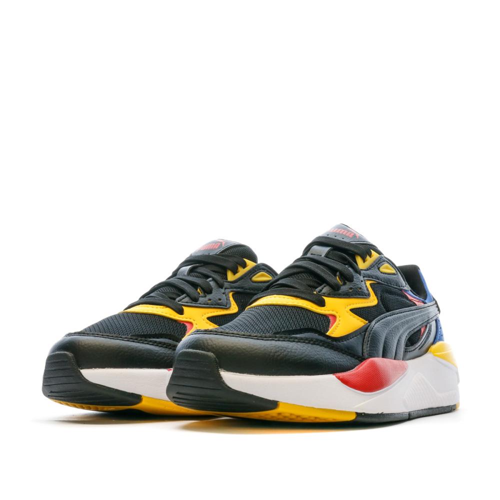 Baskets Noir/Bleu/Jaune Garçon Puma X-Ray Speed vue 6