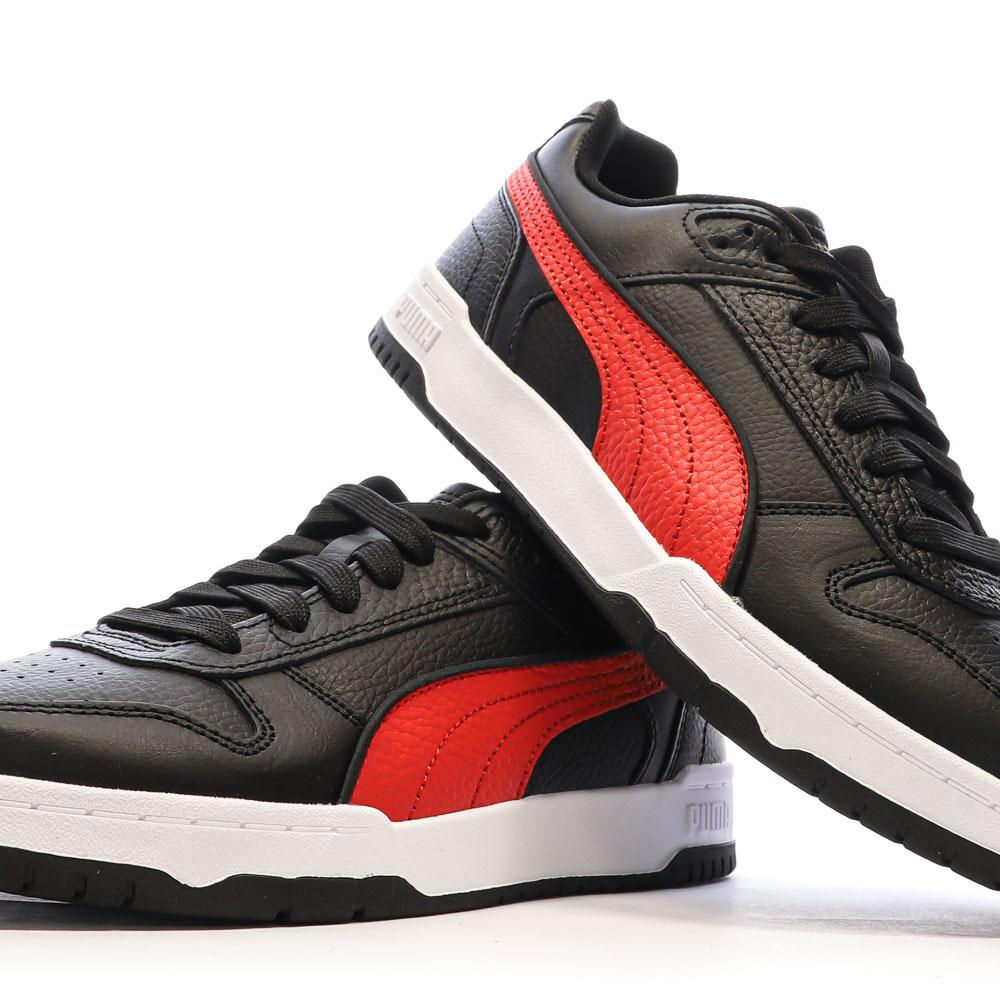 Baskets Noires/Rouges Garçon Puma Rbd Game vue 7