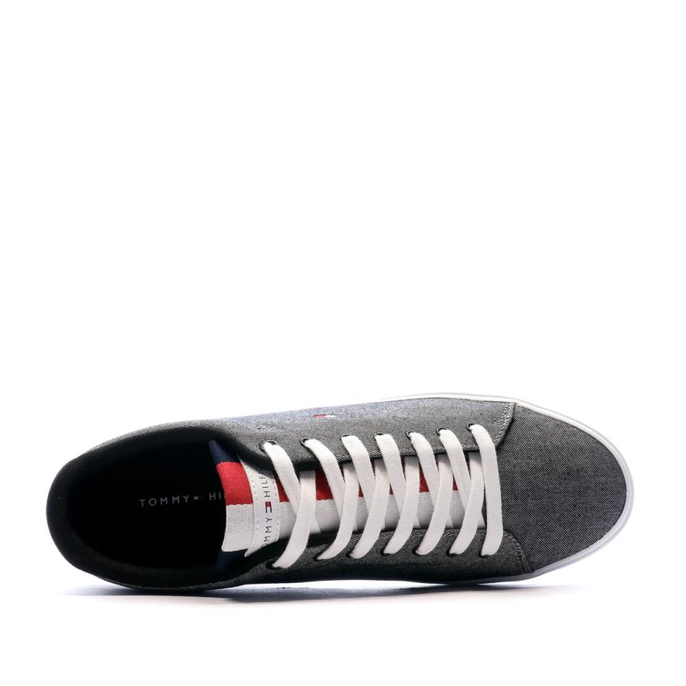 Chaussures en toile Grises Homme Tommy Hilfiger Chambray vue 4