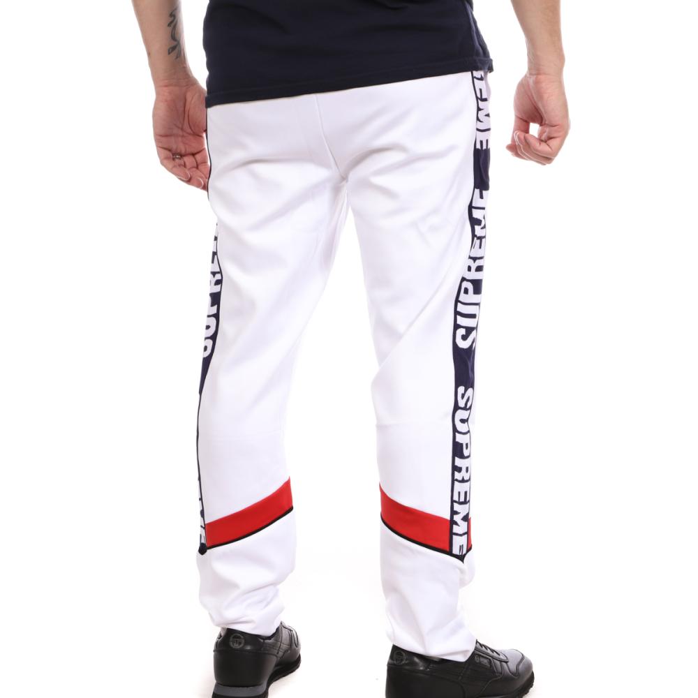 Pantalon de survêtement Blanc Homme Supreme Grip Samo vue 2