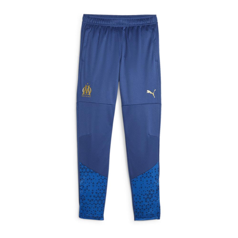 OM Pantalon Training Bleu Junior Puma 2023/2024 pas cher