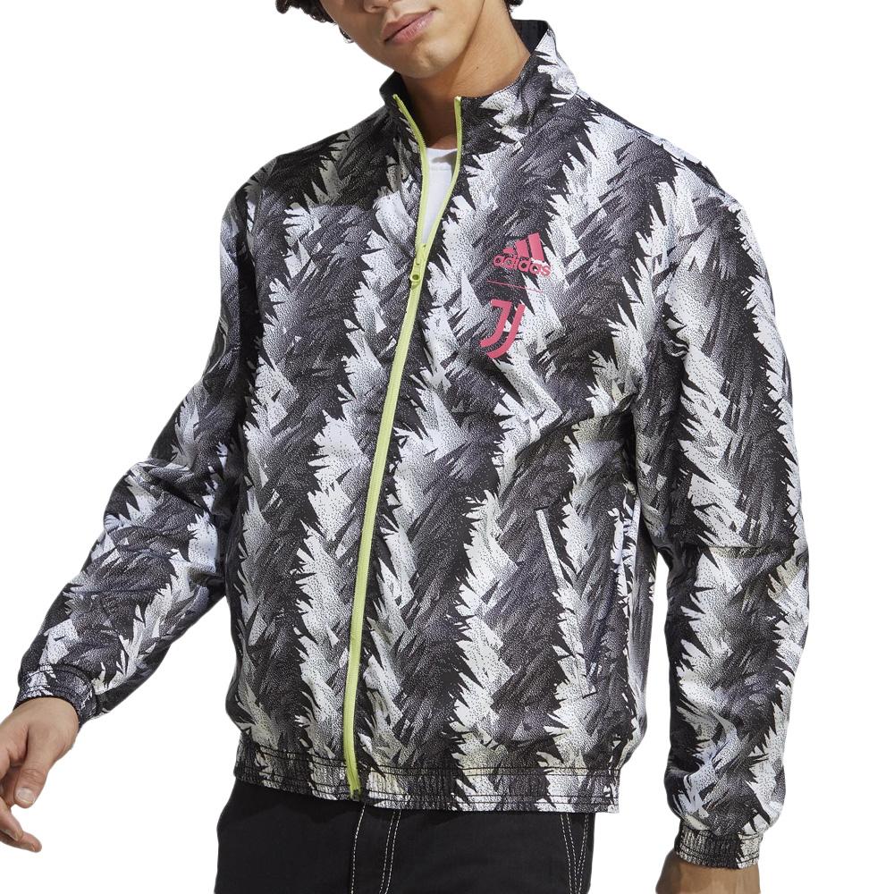 Juventus Turin Veste de survêtement Anthem Blanc/Noir Homme Adidas 2022/23 pas cher