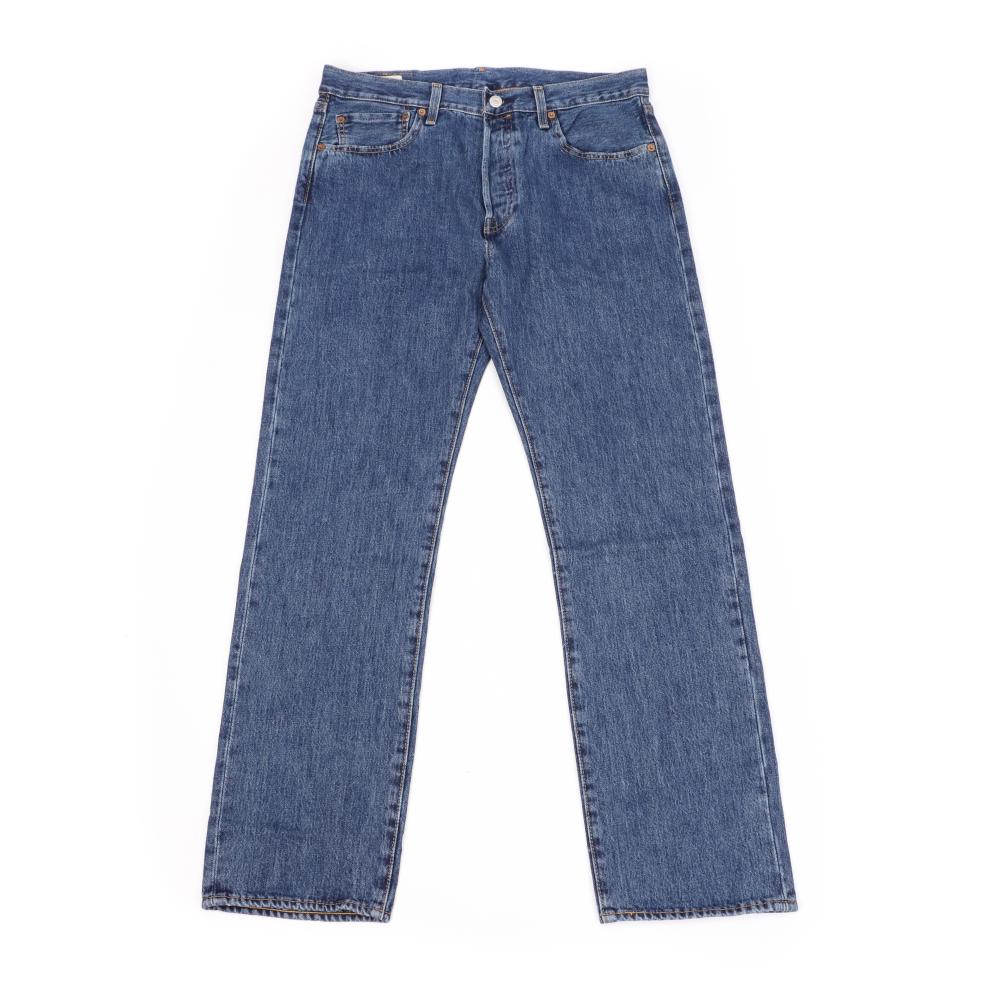 Jean Droit Original Bleu Homme Levi's 501 pas cher