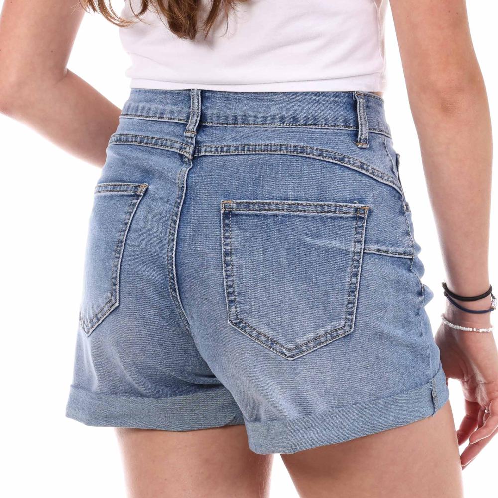 Short Bleu Femme Monday Premium LW526 vue 2