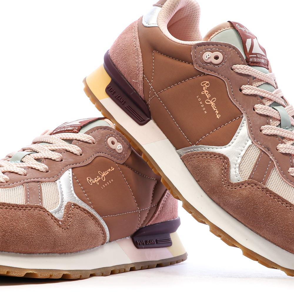 Baskets Marron Homme Pepe jeans Brit Jumps vue 7