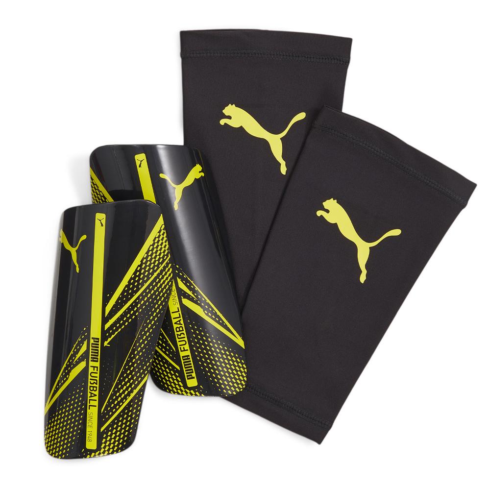 Protège-tibias Noir/Jaune Homme PUMA 030887 pas cher