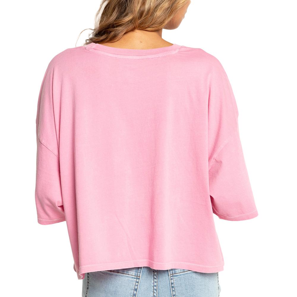 Camiseta rosa de mujer Billabong Feeling ver 2