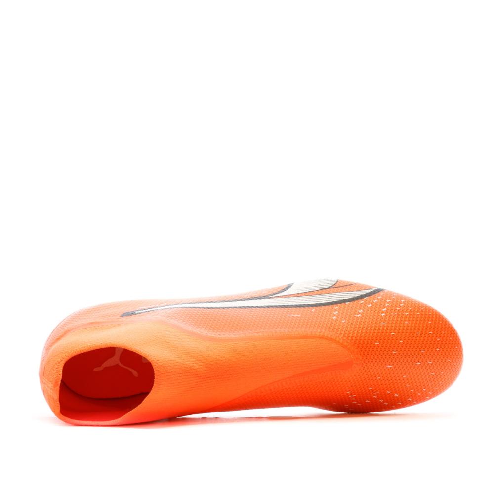 Chaussures de Football Orange Homme Puma Ultra Match vue 4