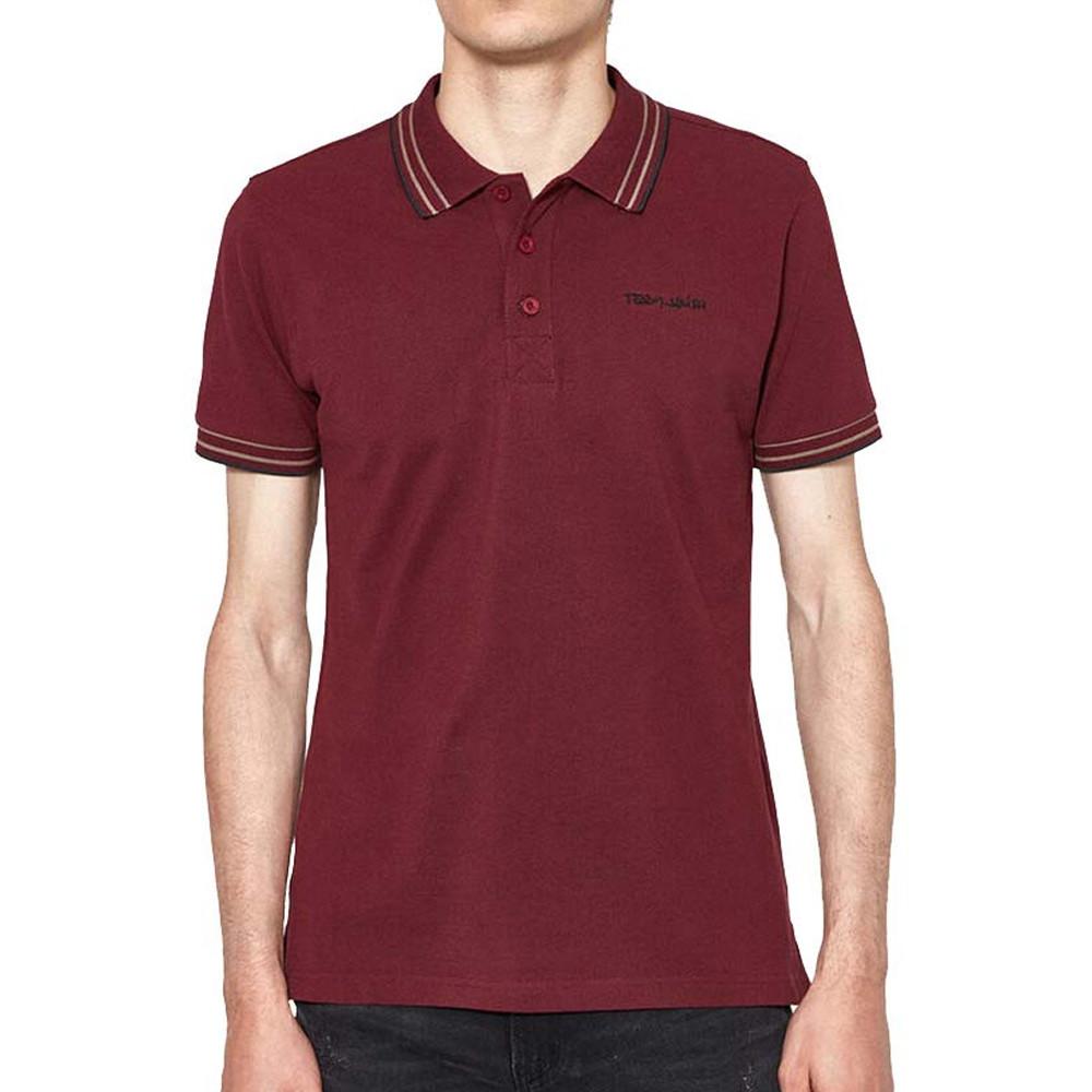 Polo Rouge Homme Teddy Smith Pasian pas cher