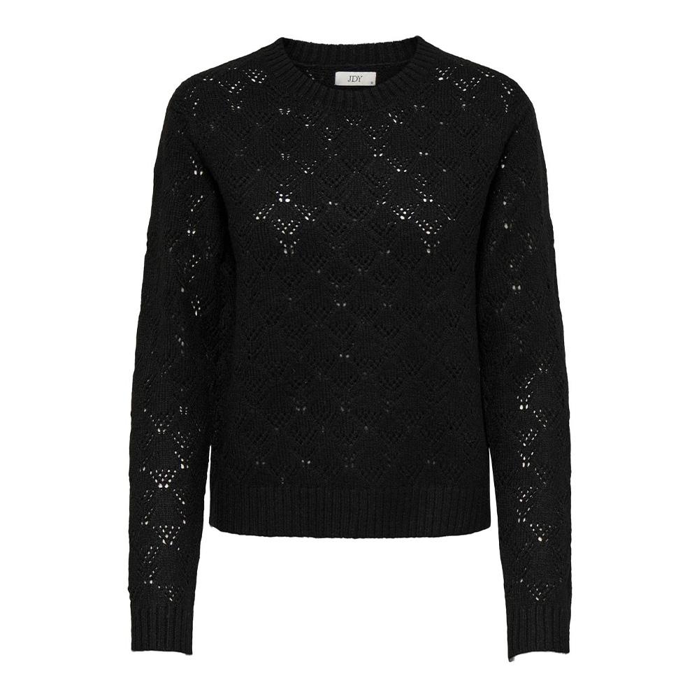 Pull Noir Femme JDY Amanda vue 3