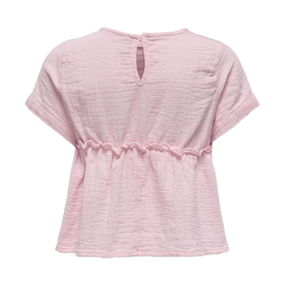 T-Shirt Rose Fille Kids ONLY Life KMGTHYRA vue 3